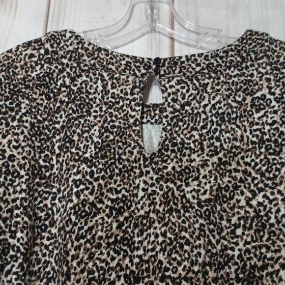 Old Navy Shirt Ladies XXL Animal Print Long Sleeve - Picture 5 of 8